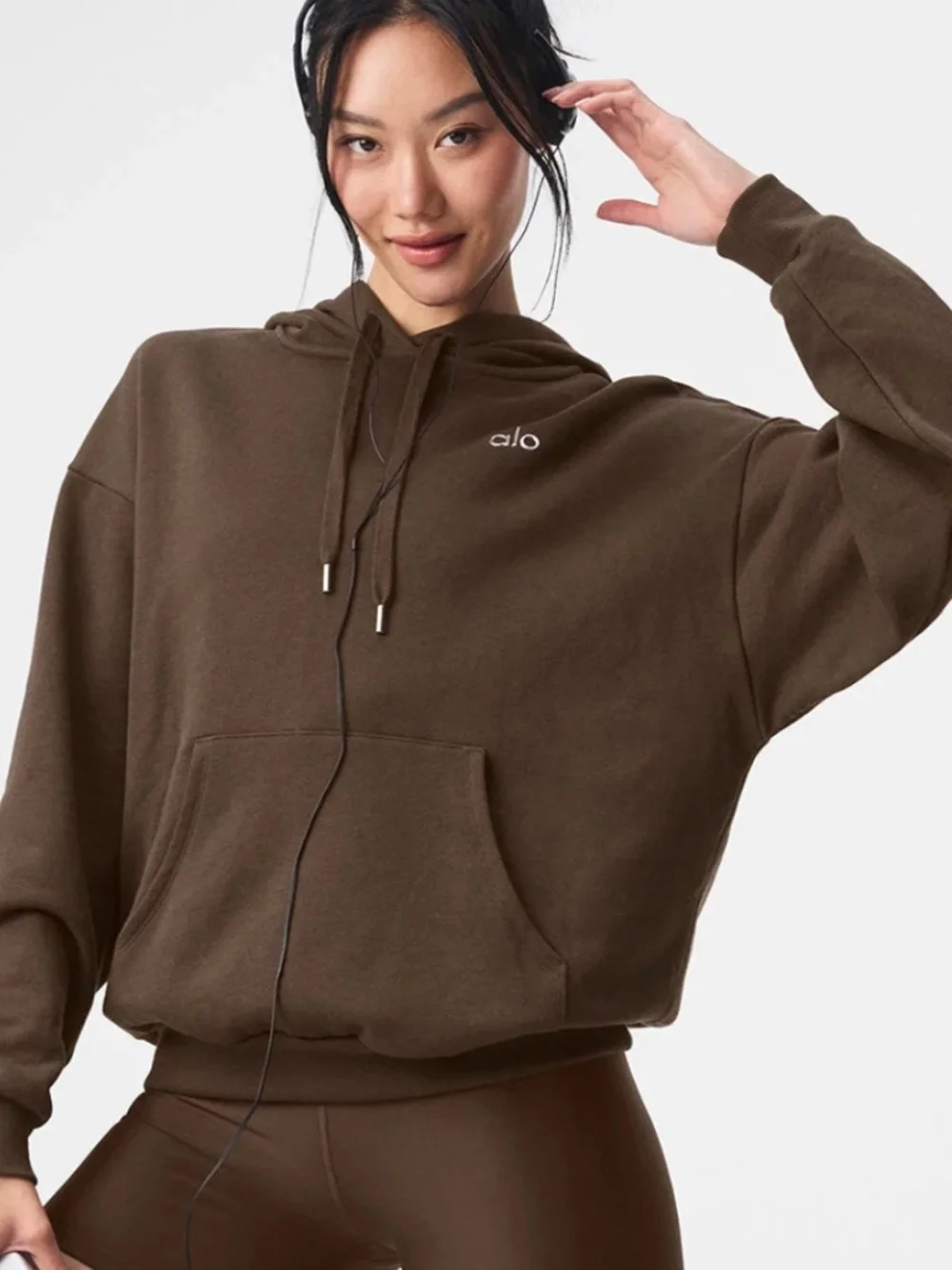 Alo Brown Accolade Hoodie